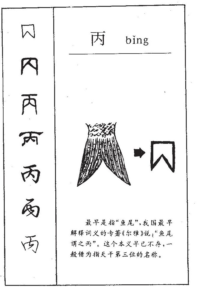 丙字字源