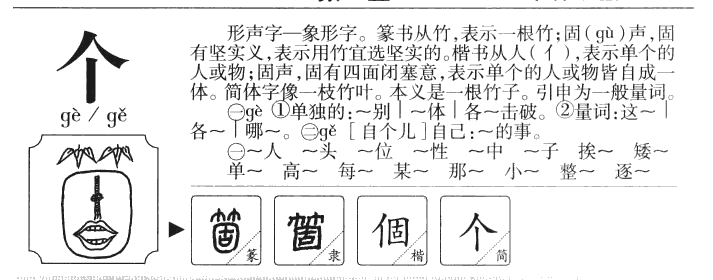 个字字源