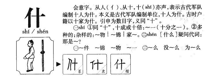什字字源