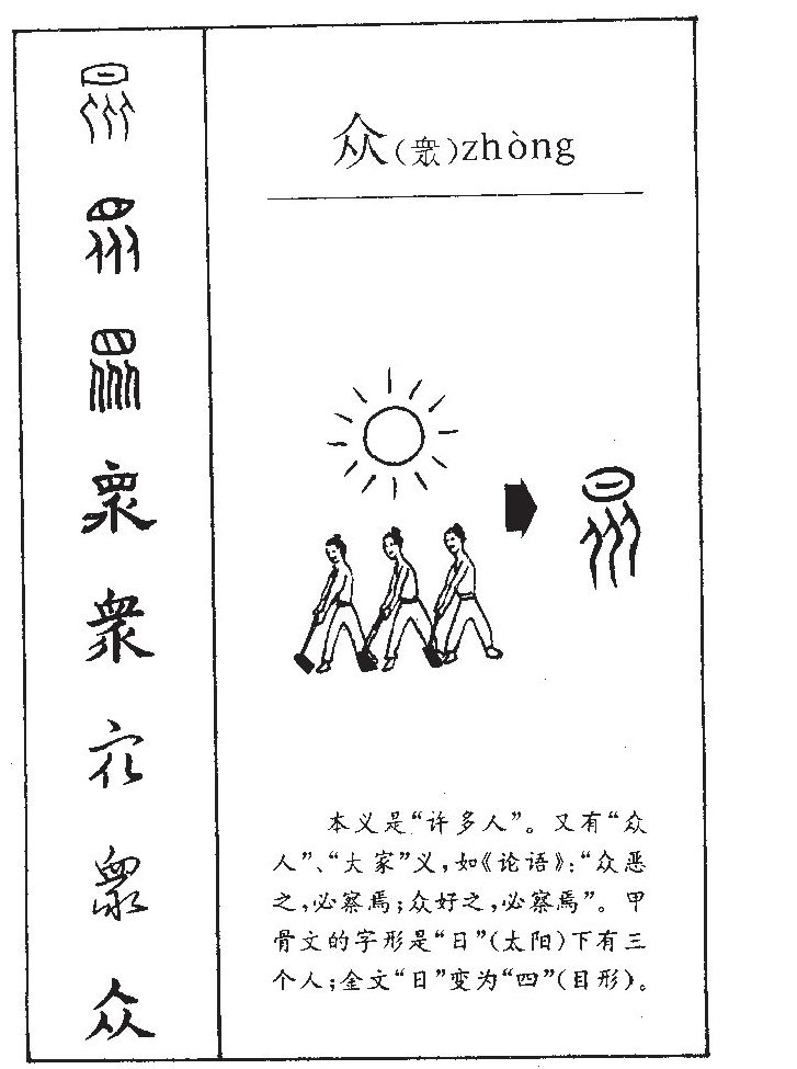 众字字源