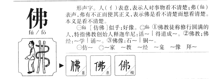 佛字字源