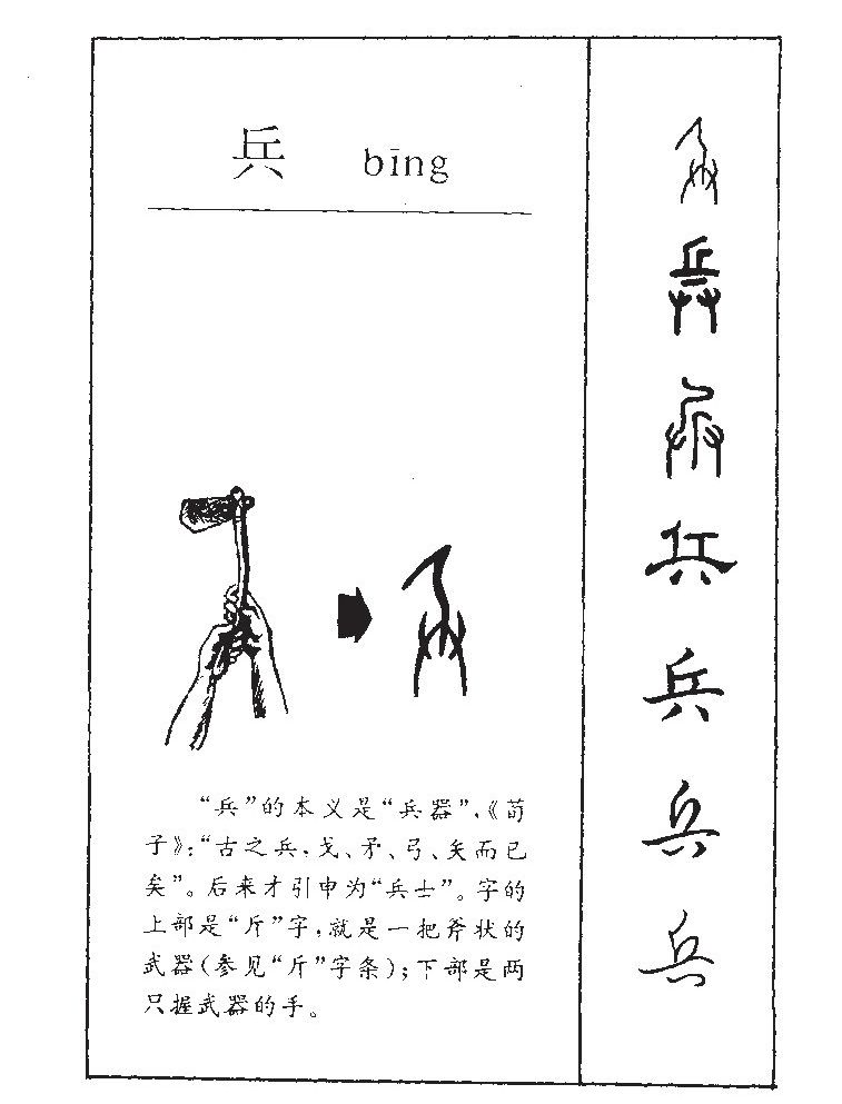 兵字字源