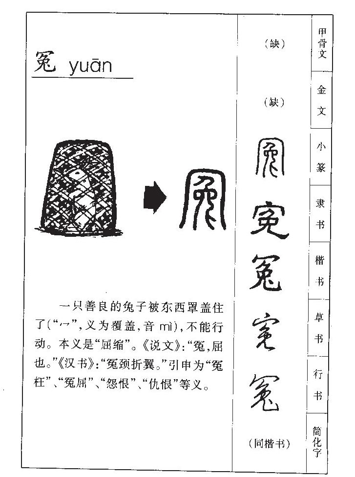 冤字字源