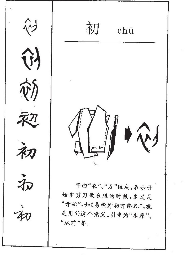 初字字源