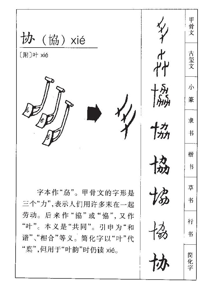 协字字源