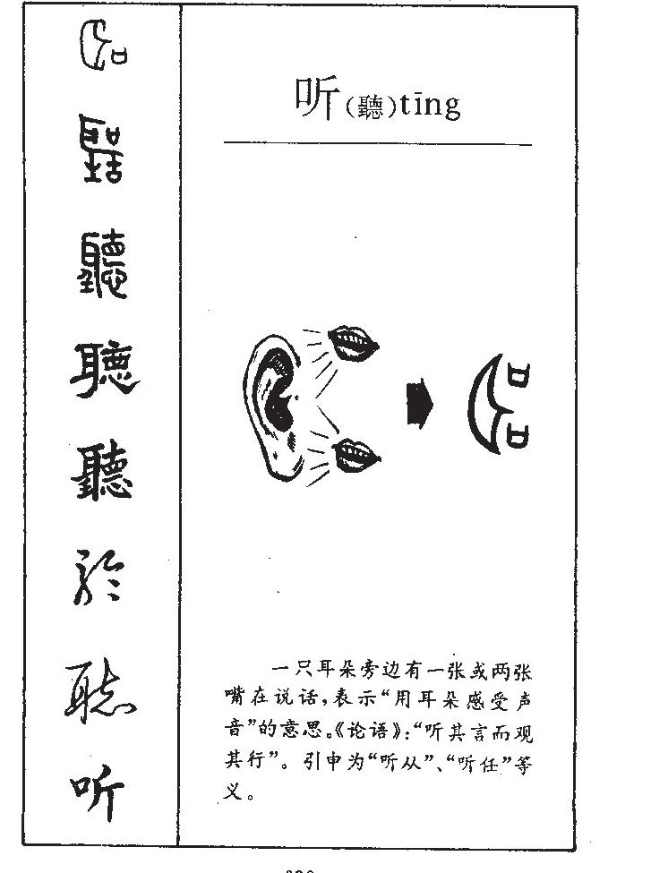 听字字源