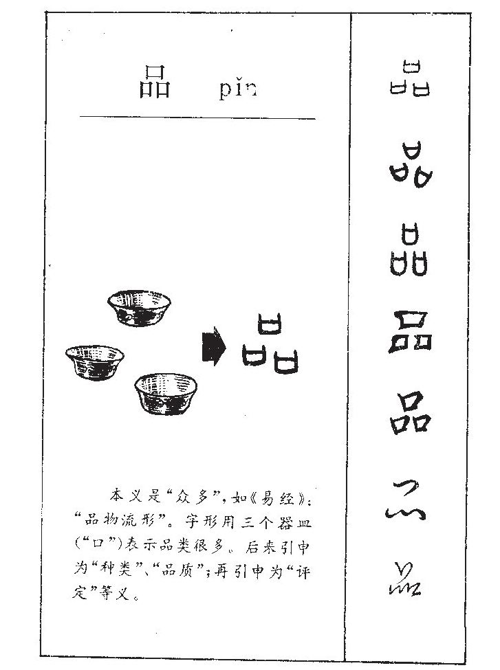 品字字源