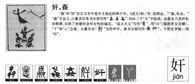奸字字源