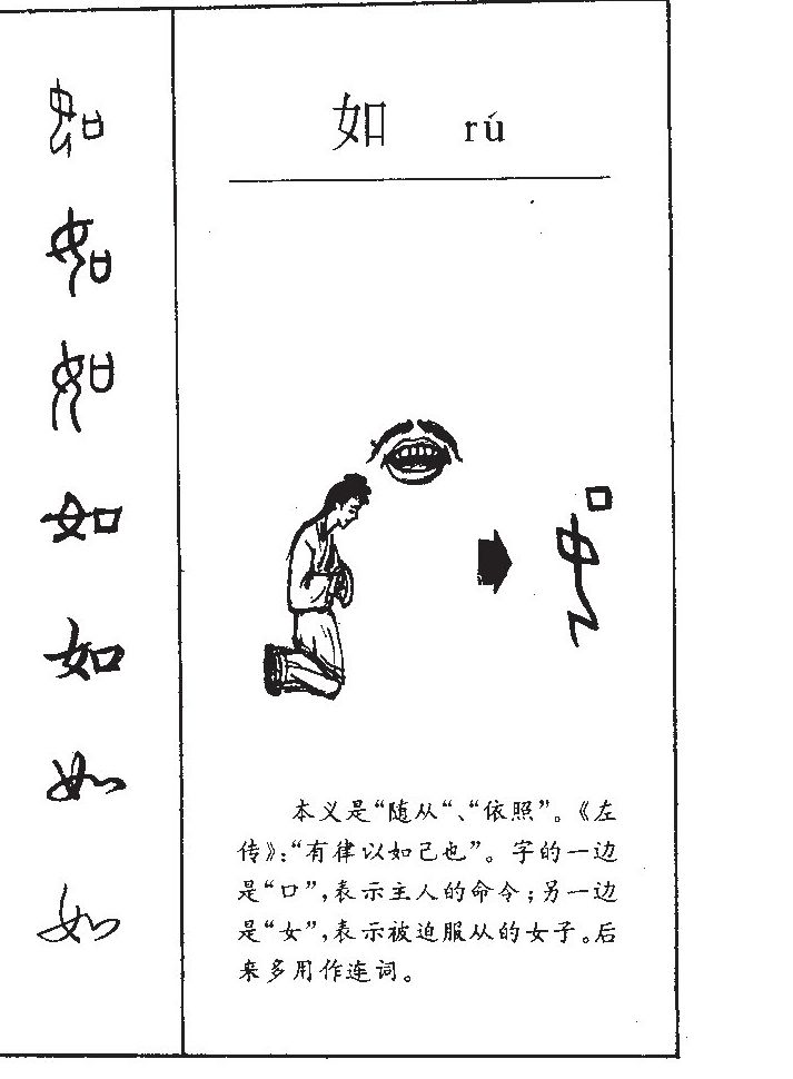 如字字源