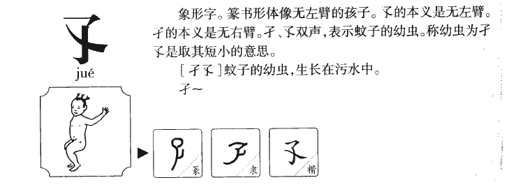 孓字字源