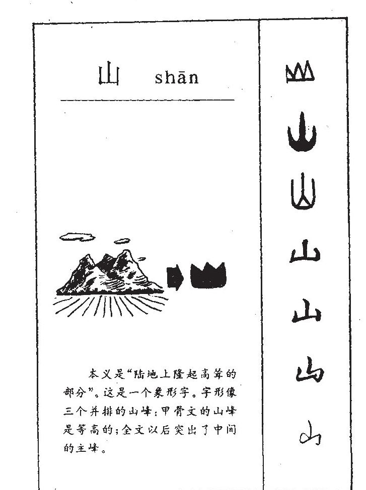 山字字源
