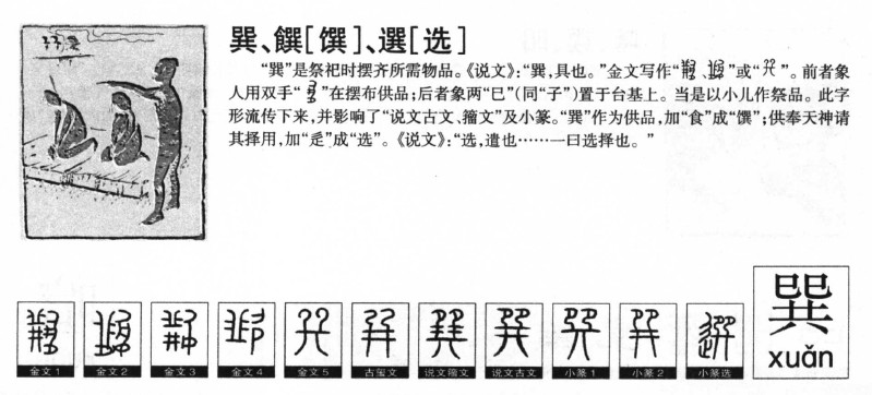 巽字字源