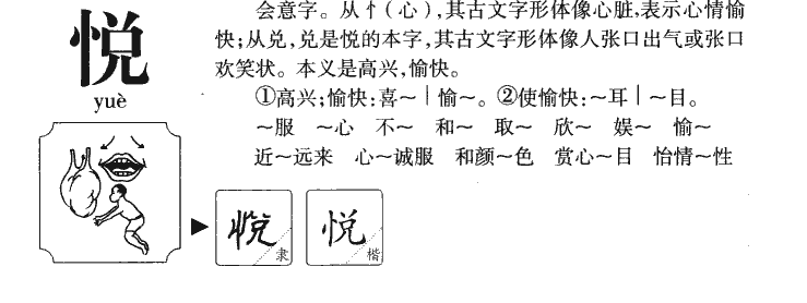 悦字字源