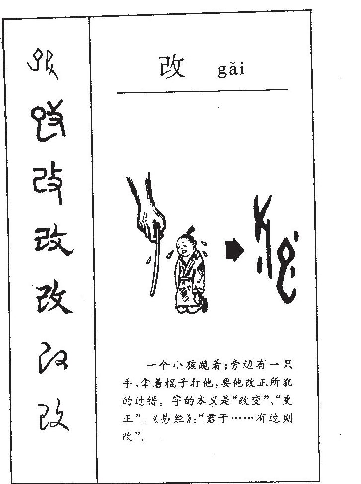 改字字源