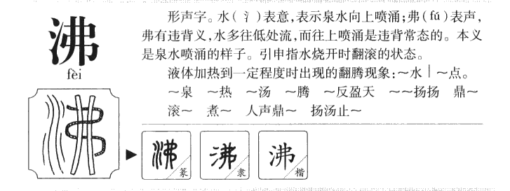沸字字源