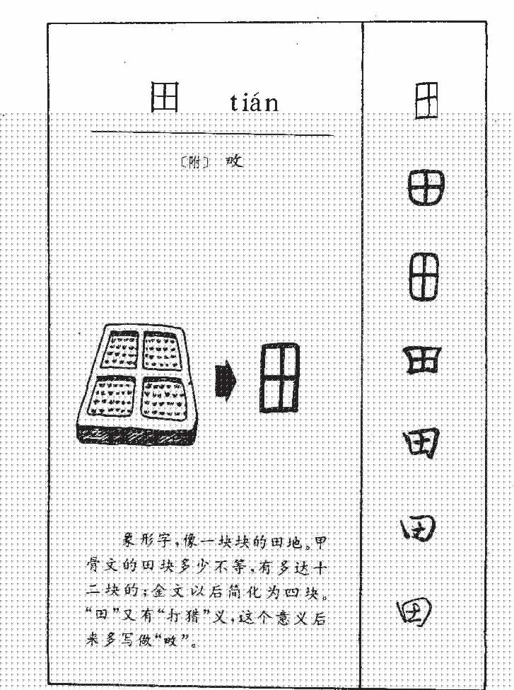 田字字源