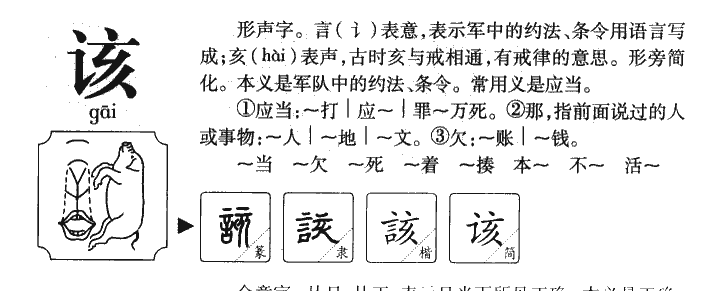 该字字源