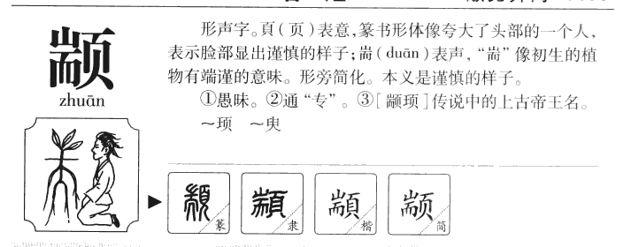颛字字源